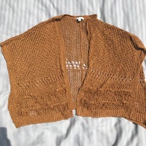 Orangy/Brown Boho Summer Cardigan